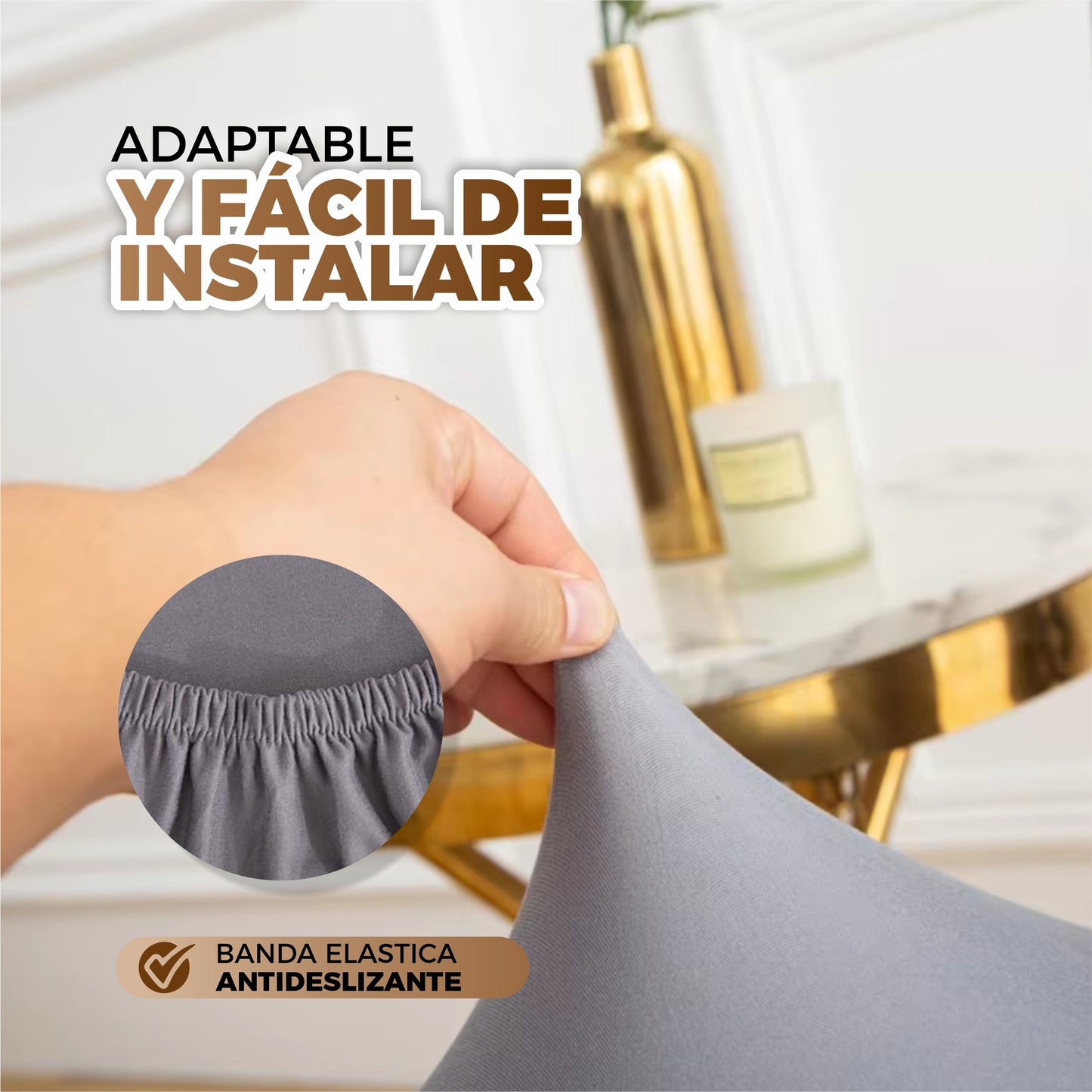 Funda Elástica Adaptable Para Sillas -BeautyChair©