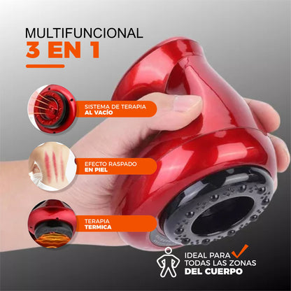 Masajeador Descontracturante y Anticelulitis Multifuncional - BodySculp©