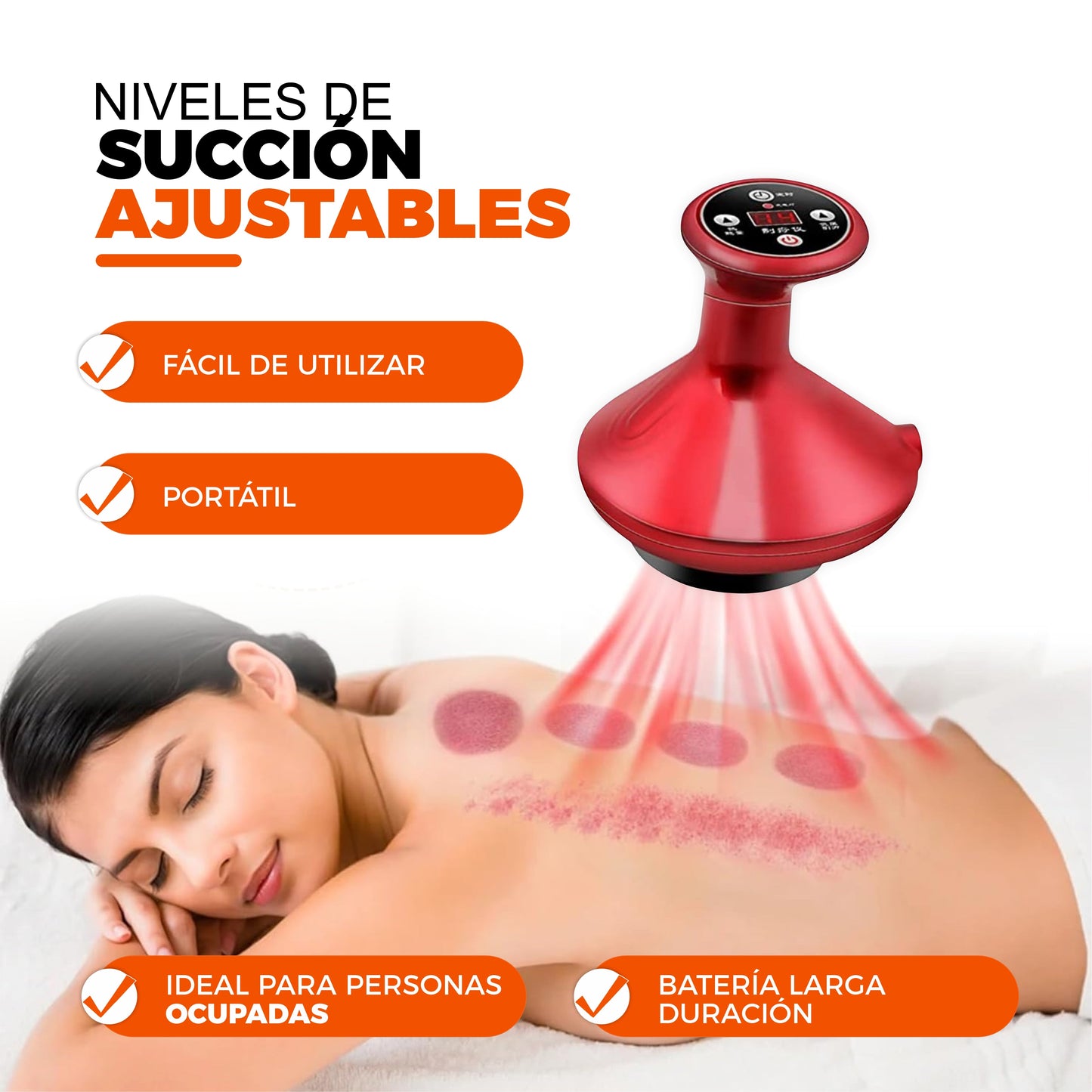 Masajeador Descontracturante y Anticelulitis Multifuncional - BodySculp©