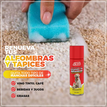 Limpiador y Desodorante De Alfombras y Tapices - CarpetClean©