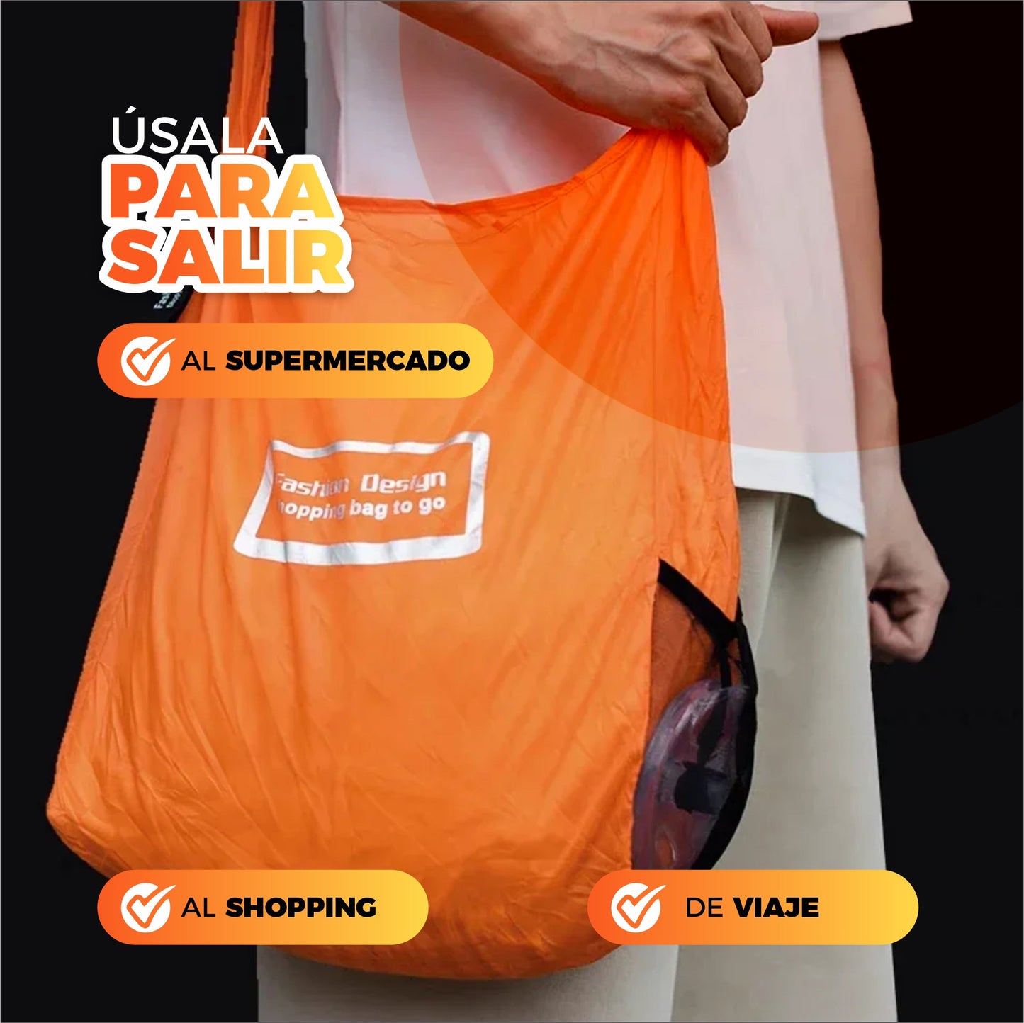 Bolsa Retráctil Ecológica y Multiuso - EcoBag©