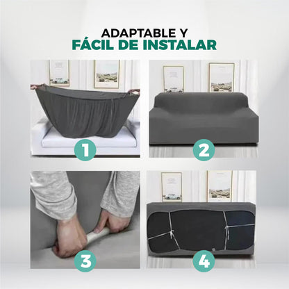 Funda Elástica Ajuste Perfecto Para Sillones - ElasticCover©