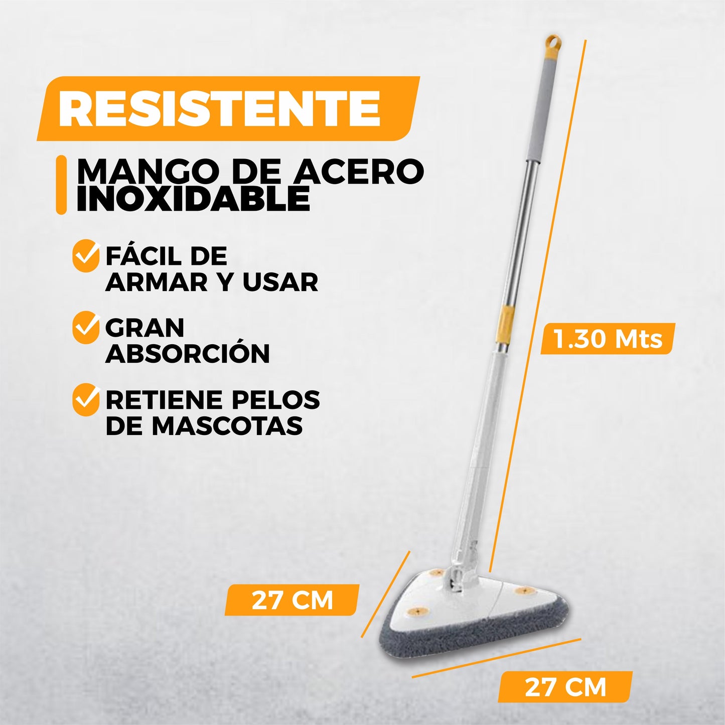 Mopa Triangular Especializada Auto Exprimible - HighClean©