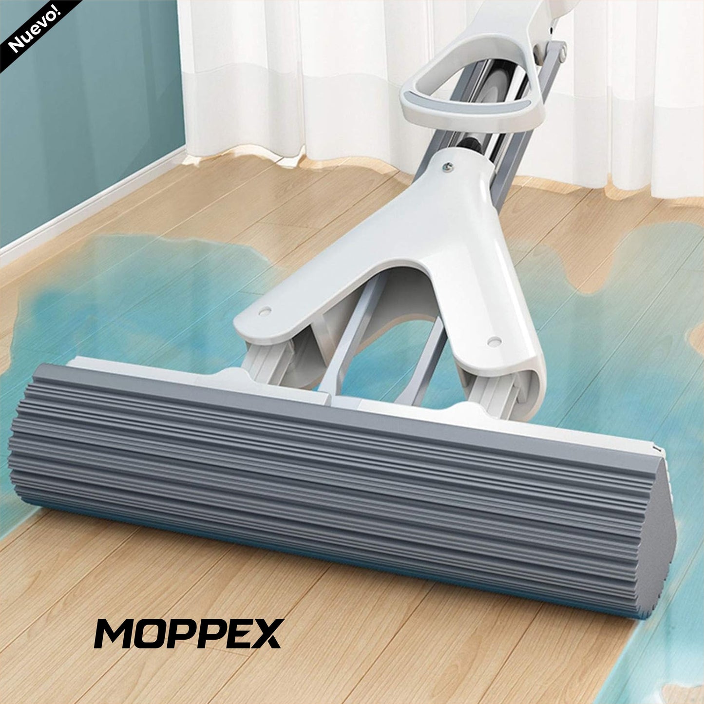 Mopa Extensible Auto Exprimible 2 en 1  - MoppeX©