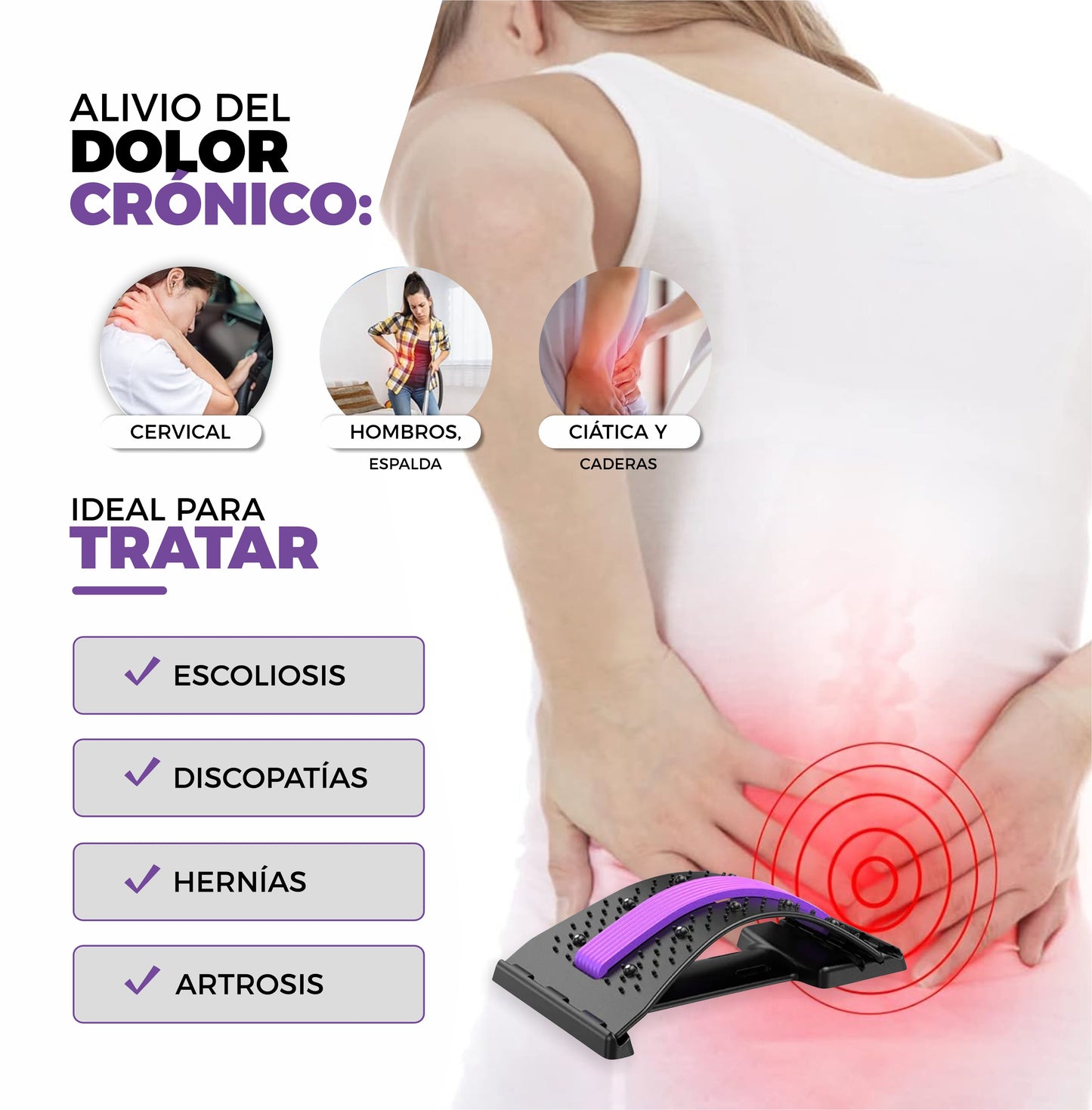 Dispositivo Ortopédico De Alivio y Corrección Lumbar - OrthoSpinal™