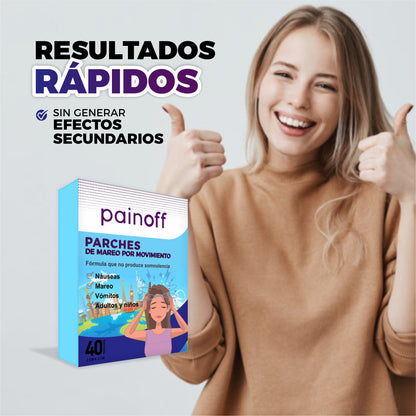 Parches Alivio Mareos Y Dolor De Cabeza - PainOff®