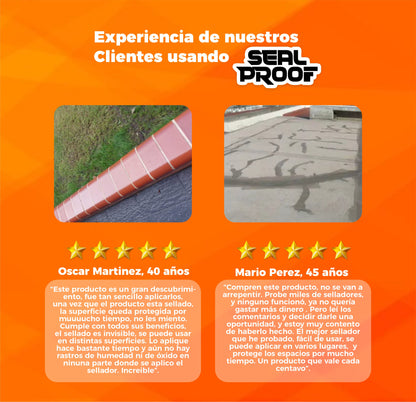 Sellador Impermeabilizante Invisible de Grietas y Fugas - SealProof©