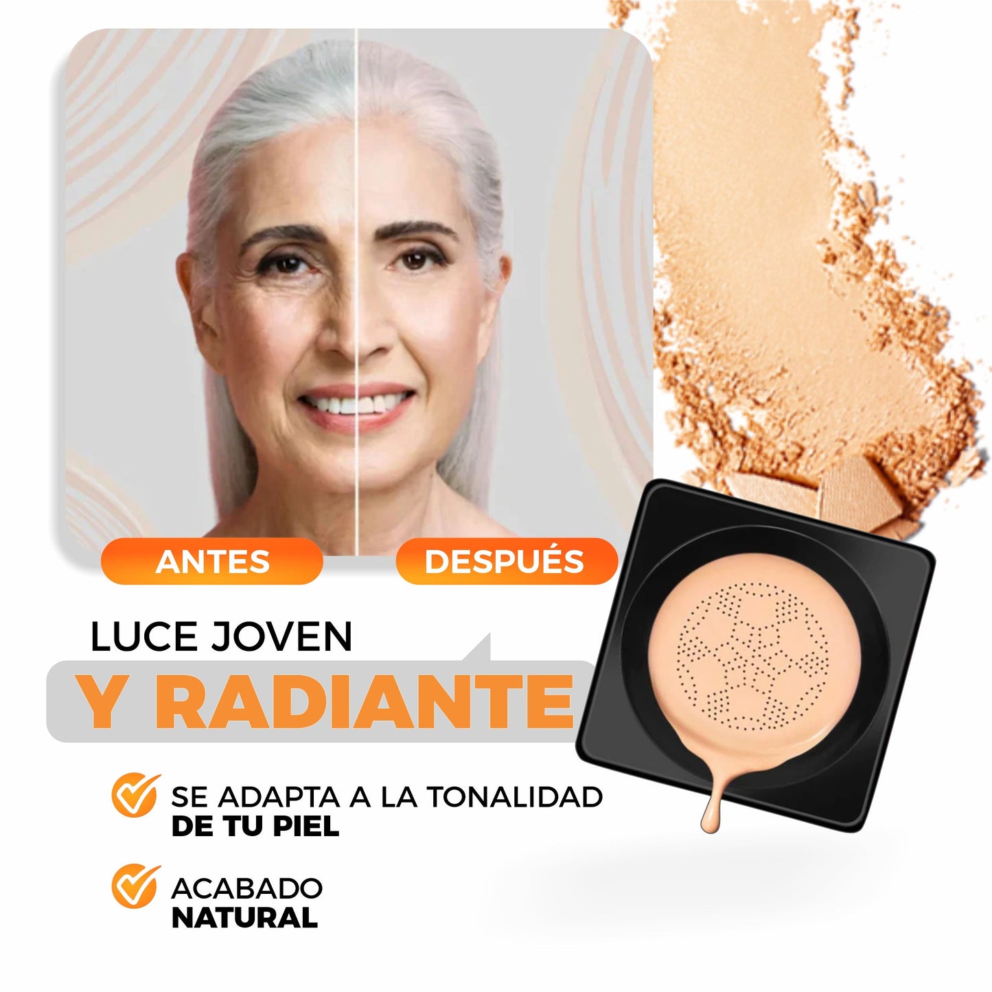 Base de Maquillaje en Crema Anti-Edad - VitaSkin®